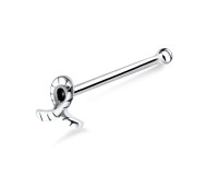Aids Awareness Sign Ocean Bone Nose Stud NSKD-880